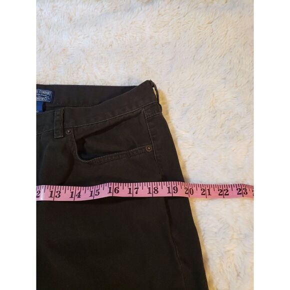 Lauren Ralph Lauren Womens Denim Jeans Black 12X32 Pockets Flat Front Mid Rise - Picture 5 of 10